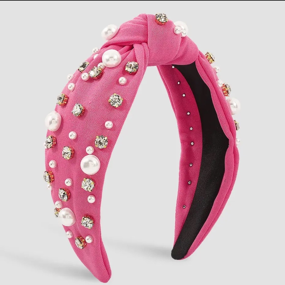 Barbie Pink Bejeweled Headband
